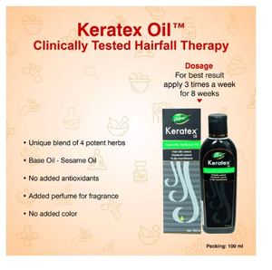 Aceite Capilar Dabur Keratex 100ml, Fórmula Ayurvédica para el Crecimiento del Cabello, Fortalecimiento y Cuidado del Cuero Cabelludo - Product Image 3