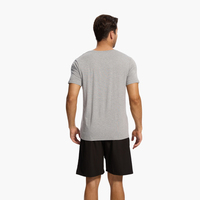 Camiseta de Pijama Casual Personalizada de Manga Corta para Hombre, de Algodón de Bambú, Suave, Transpirable y Ecológica, Ropa de Dormir de Verano