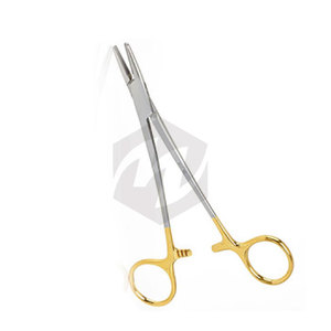 Portaagujas Mayo Hegar de 6.5 pulgadas, instrumentos quirúrgicos médicos de carburo de tungsteno, 2 unidades, pinza hemostática para sutura veterinaria - Product Image 3