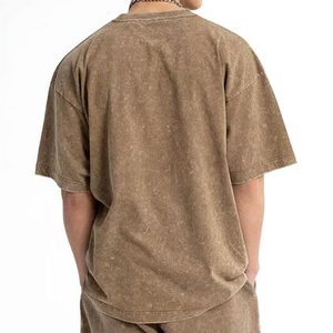 Conjunto de Shorts con Lavado Ácido para Hombre, Moda Urbana, Camiseta de Manga Corta Informal y Shorts Cómodos para el Verano - Product Image 4