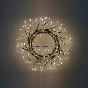 Artículos Navideños Modernos de Aluminio Abstracto con Diseño de Ciervo, Iluminación LED Hecha a Mano, Metal Ecológico - Product Image 4