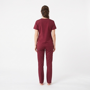 Conjunto de Uniforme Médico para Mujer, Cuello en V, Manga Corta, Blusa y Pantalones para Enfermeras, Ropa de Trabajo Clínica - Product Image 2