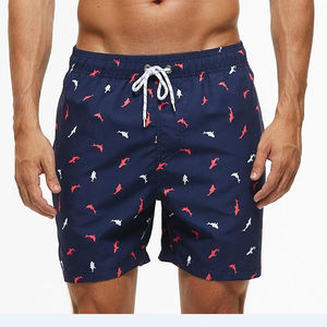 Shorts de plage décontractés légers en polyester 100% imprimé par sublimation, tissu respirant, séchage rapide, taille élastique, shorts pour hommes - Product Image 4