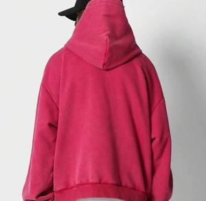 Factory Price <b>Men</b> Full <b>Zip</b> <b>Up</b> Hoodie Heavyweight Cotton Sweatshirt Custom Embroidery <b>Men</b> <b>Zip</b> <b>Up</b> Hoodie Oversized <b>Fleece</b> Sweatsh - Product Image 6