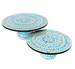 Ensemble de support à chocolat en bois fait à la main en trois parties élégantes classiques de nacre Outils à gâteaux en gros pour le Ramadan - Product Image 3