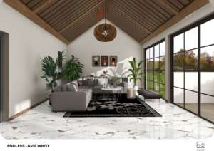 Azulejos de porcelana brillantes y elegantes de primera calidad, tamaño 600x1200, azulejos de gran tamaño para interiores de espacios modernos. - Product Image 6