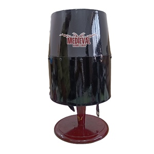 Mild Steel Black Templar Helmet Brass Cross Design Crusader Knight Armor Historical Display Reenactment And Halloween Costume - Product Image 4