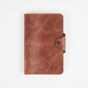 Slim Fit Leather Notebook Sleeve Minimalist Leather Book Protector Bulk <b>Office</b> <b>Supplies</b> Manufacturer LBC-0012 - Product Image 6