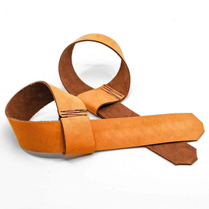 Latest Design Men and Women Adjustable Heavy Duty Fitness Training Leather <b>Lifting</b> <b>Straps</b> <b>for</b> Weightlifting - Product Image 2