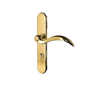 Manija de palanca de puerta de latón pulido - Product Image 1