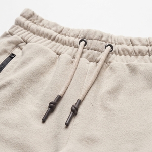 Premium Cotton Blend Casual Drawstring <b>Shorts</b> with <b>Zipper</b> Pocket Soft Comfortable Everyday Wear for Men and Women - Product Image 6