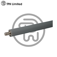 TPH 1-206203-95 Rouleau de presse en caoutchouc 100 % neuf compatible avec les imprimantes d'étiquettes thermiques Intermec PM4i PF4i