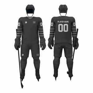 Proveedor de Uniformes de Hockey sobre Hielo de Alta Calidad, Uniforme de Equipo de Hockey Transpirable de Malla, MOQ al por Mayor - Product Image 6