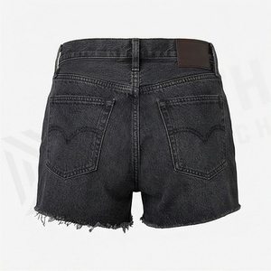 Pantalones Cortos de Verano para Mujer, Diseño Sexy de Cintura Alta, Transpirables, de Lona Vaquera, Casuales, de Alta Calidad, Color Personalizado, Estilo Urbano - Product Image 2