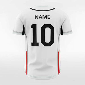 Camiseta de Béisbol Sublimada con Logotipo Personalizado 100% Poliéster, Camiseta de Softbol Lisa con Botones Completos - Product Image 6