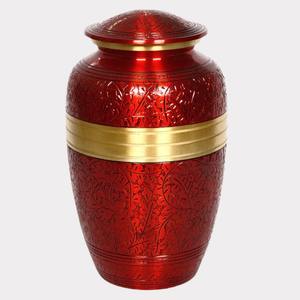 Urna Funeraria Scarlet Solace, Tamaño Mediano para Adultos, Recuerdo Conmemorativo, Contenedor para Cenizas, Diseño Elegante y Decorativo - Product Image 1