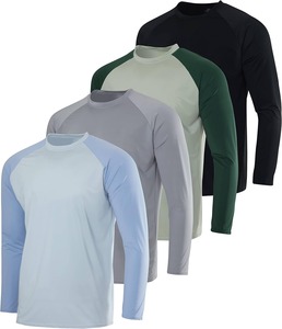 Camiseta de Golf Personalizada de Manga Larga, Tejida, Transpirable y de Alta Calidad para Hombre - Product Image 4