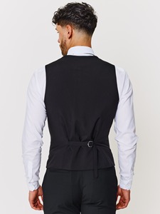 Trajes de Hombre 2025, Conjunto de 3 Piezas, Traje de Negocios para Oficina, Chaqueta + Chaleco + Pantalones, Premium, Un Botón, Solapa, Corte Entallado, Trajes de Caballero para Boda - Product Image 4