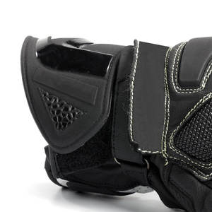 Gants de moto en cuir Pyrotect respirants à doigts complets pour l'extérieur Alpha Racing compatibles écran tactile anti-humidité avec cordon de serrage - Product Image 6