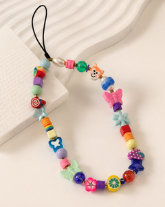 Porte-clés tendance en acrylique fait main, imperméables et colorés, avec motifs papillon, fleur et étoile, pour femmes, vente en gros - Product Image 2