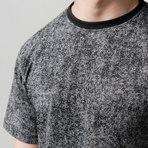 Camisetas de Algodón Estilo Vintage para Hombre, Lavado Ácido, Ropa Casual Urbana, Manga Corta, Cuello Redondo, Fabricante, Proveedor de Marca Privada - Product Image 3