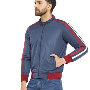 Chaqueta de bombardero de lona de gran tamaño con estilo personalizada para hombre, chaqueta de invierno transpirable - Product Image 3