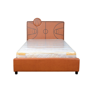 Lit double pour tout-petits en bois massif, rembourré en velours, confortable, écologique et durable, idéal pour appartement, chambre, école, hôtel - Product Image 5