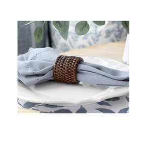 Anillo para servilletas de ratán ecológico de buena calidad para mesa de comedor. Personaliza el color y el diseño a un precio asequible. - Product Image 1