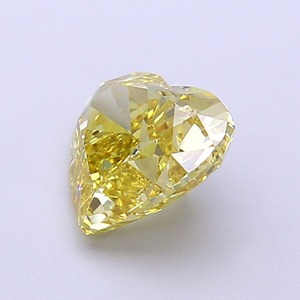Diamante CVD Amarillo Corazón de 2.01 Quilates, Claridad VS1, Color Intenso Fantasía, Corte Brillante Modificado, Pulido Excelente, Diamante Creado en Laboratorio - Product Image 3