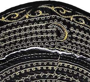 Chapeau Kufi blanc uni pour hommes, doux et respirant, chapeau de prière islamique, fournisseur en gros - Product Image 4