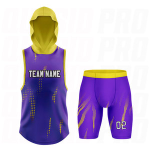 Ensemble de maillots de football américain à drapeau 7 contre 7 unisexe à capuche, personnalisable par sublimation, pour enfants et jeunes, pour l'entraînement et les matchs - Product Image 1