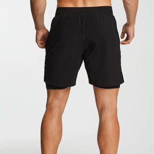 Top High Quality Eco-Friendly Custom Sweat <b>Shorts</b> <b>Men</b> Gym <b>Compression</b> Blank Athletic Wear Wholesale OEM High Street Style - Product Image 3