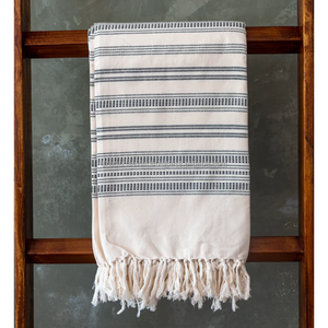 Manta de tiro Rosa tejida a mano con flecos de rayas para sofá cama decoración interior del hogar a precio barato - Product Image 5