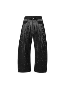Carpenter Denim Pants Men Utility Workwear Jeans with <b>Hammer</b> <b>Loop</b> - Product Image 2