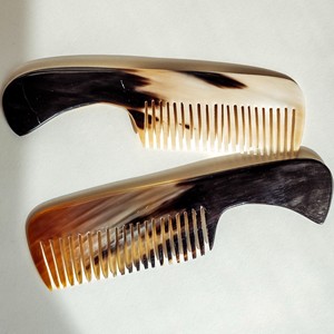 Lowest price handcrafted horn <b>comb</b> set <b>hot</b> selling fine-toothed hair detangling <b>combs</b> wholesale - Product Image 6