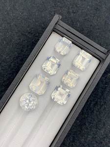 Pierre précieuse en quartz laiteux naturel, pierre à facettes, cristal du plexus solaire, pour la fabrication de bijoux, bague, pendentif, collier, cadeau - Product Image 5