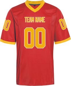 Fournisseur de maillots de football américain durables en mélange de spandex, marque privée, sublimation sans décoloration, vêtements de sport légers, approvisionnement en gros, OEM - Product Image 2