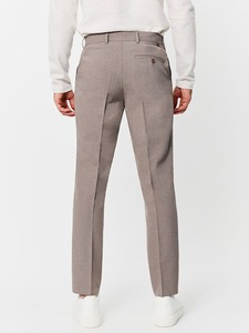 Pantalon de Costume Homme Style Italien Taille Mi-Haute à Braguette Zippée en Toile Respirante, Plissé Double, Idéal pour le Travail et le Fitness - Product Image 2