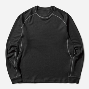 Sudadera de algodón extragrande de cuello redondo unisex de manga larga, holgada, informal, alternativa a la sudadera con capucha para hombre - Product Image 1