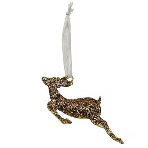 Christmas Hanging Metal Star Ornament <b>Blue</b> <b>Glitter</b> Decoration for Tree Home Party Holiday Decor Gift Piece Hanging Pendant - Product Image 2