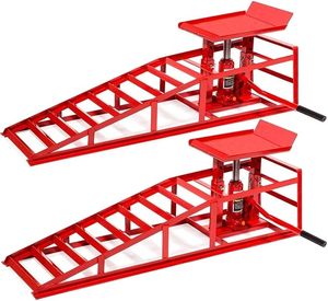 Precio de fábrica para 2 toneladas Un par de rampas Motor de elevación hidráulica de vehículos pesados de acero Garantía 1 año Mecánica Hecho en Vietnam - Product Image 1