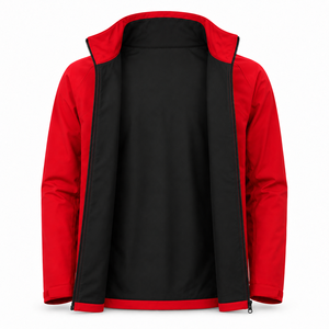 Chaqueta Soft Shell para Hombre OEM, Ligera, Cortavientos, con Cierre Completo, Cuello Alto, Puños Ajustables, Bordado Personalizado, Fabricante y Proveedor - Product Image 5