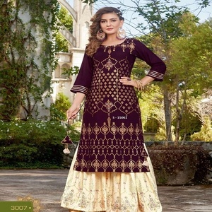 Chất Lượng Tuyệt Vời Phụ Nữ <span class=keywords><strong>Kurti</strong></span> Cho Đám Cưới Và Lễ Hội Wer Từ Ấn Độ Nhà Cung Cấp Và Xuất Khẩu Với Giá Bán Buôn <span class=keywords><strong>Kurti</strong></span> Với Dupat - Product Image 5