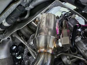 MAINTEC ชุดท่อลงสแตนเลส 304 หนา 1.5 มม. สำหรับ Hyundai ELANTRA N 2.0T ปี 2021+ ท่อแบบยืดหยุ่น-ท่อไอเสียประสิทธิภาพสูงรุ่นใหม่ - Product Image 3