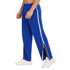 Pantalon de survêtement de basketball pour homme, épais, anti-plis, séchage rapide, avec poches post-opératoires, taille élastique, coupe droite, taille XL - Product Image 5