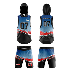 Custom Flag Football Uniform Set Sublimated Team Jerseys Breathable Hooded Sportswear OEM Manufacturer Supplier - Product Image 1