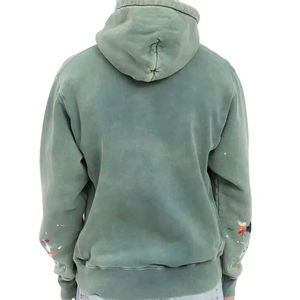 Fabricantes de Ropa: Sudaderas con Capucha para Hombre al por Mayor, Personalizadas, con Efecto Desgastado por el Sol, de Corte Cuadrado, Hombro Caído, Oversize, Casual y Lavadas - Product Image 2