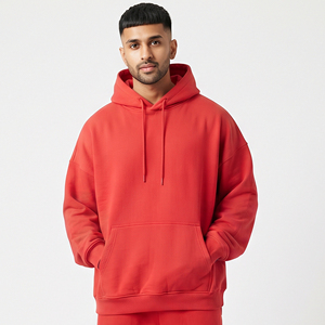 Sudadera Holgada para Hombre, Informal, 100% Algodón, Felpa, Manga Larga, Hombros Caídos, Ropa Urbana de Invierno, Sudadera de Moda para Hombre - Product Image 1