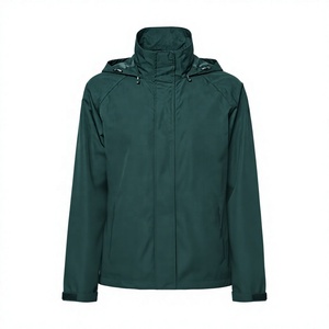 Chaqueta Impermeable Cortavientos para Mujer con Capucha, Abrigo Ligero de Softshell para Lluvia, Ropa Exterior Ligera para Primavera, con Botones, para Senderismo y Lluvia - Product Image 5