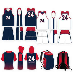 Uniforme de basket-ball personnalisé pour adultes en 100% tissu en polyester prix de gros ensembles de maillots de basket-ball imprimés en gros - Product Image 4